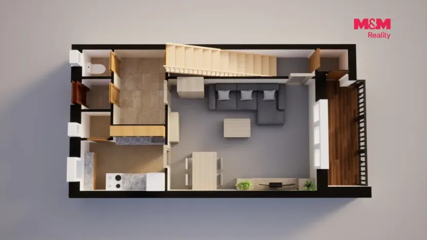Prodej rodinného domu, Mělník, Perunov, 84 m2