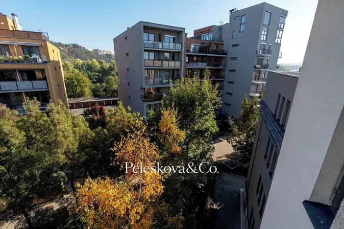 Pronájem bytu 1+kk, Praha - Holešovice, Jankovcova, 38 m2