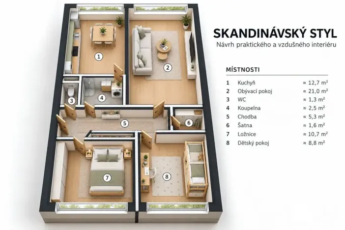 Prodej bytu 3+1, Neratovice, Kojetická, 63 m2