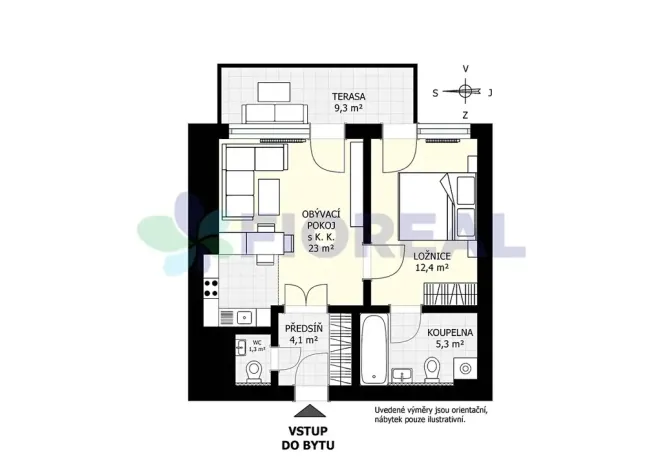 Prodej bytu 2+kk, Praha - Stodůlky, Anny Rybníčkové, 60 m2