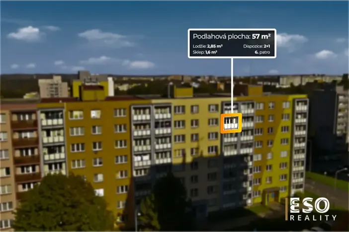 Prodej bytu 2+1, Ostrava, Lumírova, 61 m2