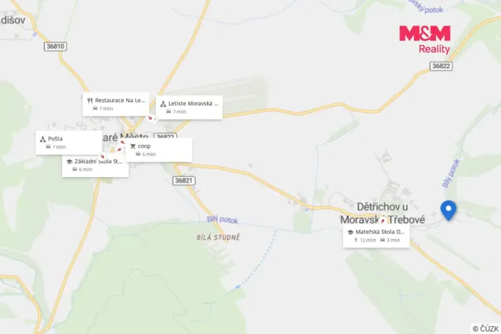 Prodej rodinného domu, Dětřichov u Moravské Třebové, 80 m2