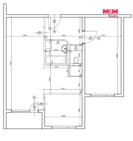 Prodej bytu 2+1, Praha - Černý Most, Cíglerova, 59 m2