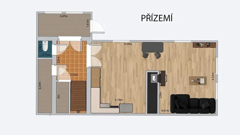 Prodej rodinného domu, Krupá, 120 m2