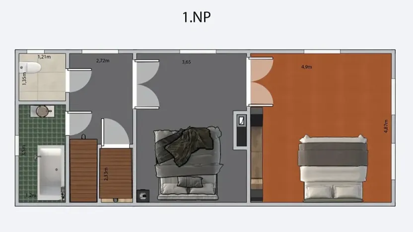 Prodej rodinného domu, Krupá, 120 m2
