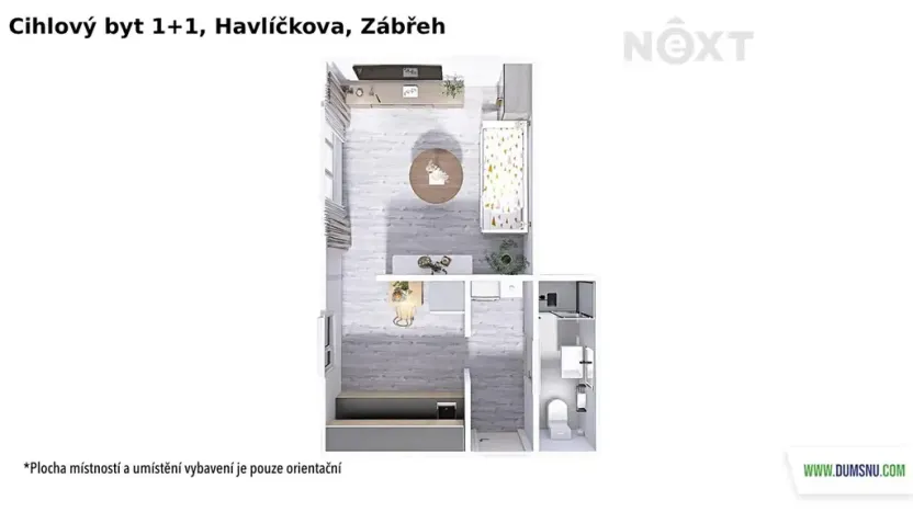 Prodej bytu 1+1, Zábřeh, Havlíčkova, 28 m2