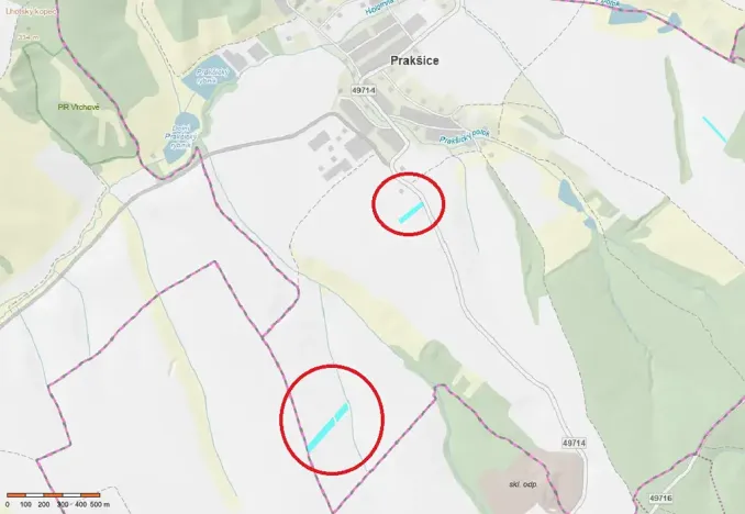 Prodej pole, Prakšice, 14984 m2