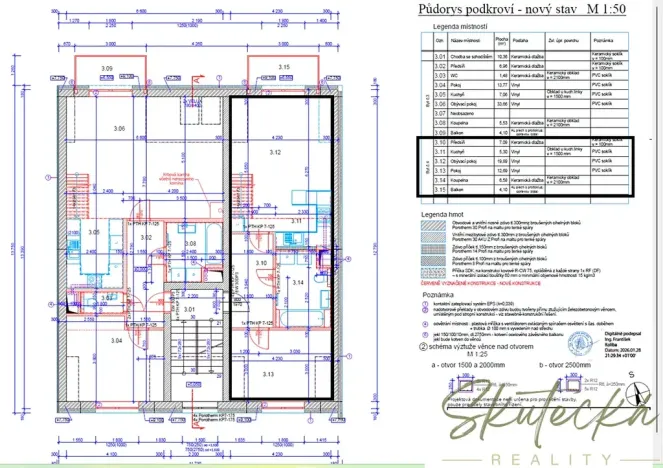Pronájem bytu 3+kk, Hodonín, 66 m2
