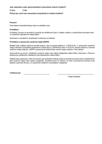 Pronájem bytu 1+kk, Děčín, Tržní, 36 m2