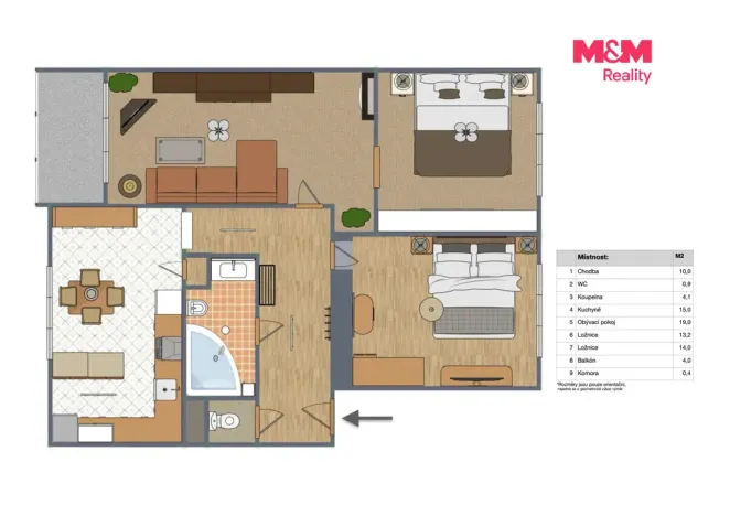 Prodej bytu 3+1, Mnichovice, Pražská, 78 m2
