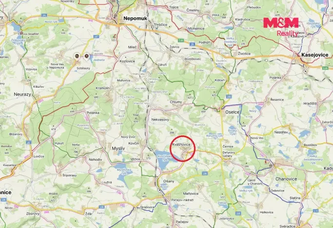 Prodej pozemku pro bydlení, Kvášňovice, 745 m2