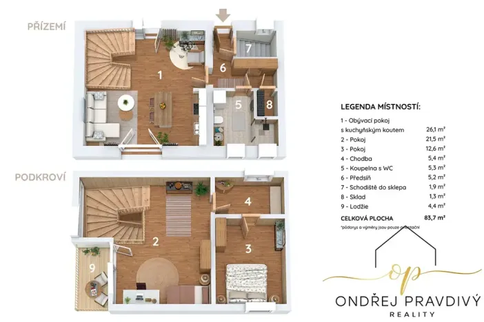 Prodej rodinného domu, Liteň, Chaloupecká, 84 m2