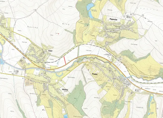 Prodej pole, Uherské Hradiště, 2048 m2