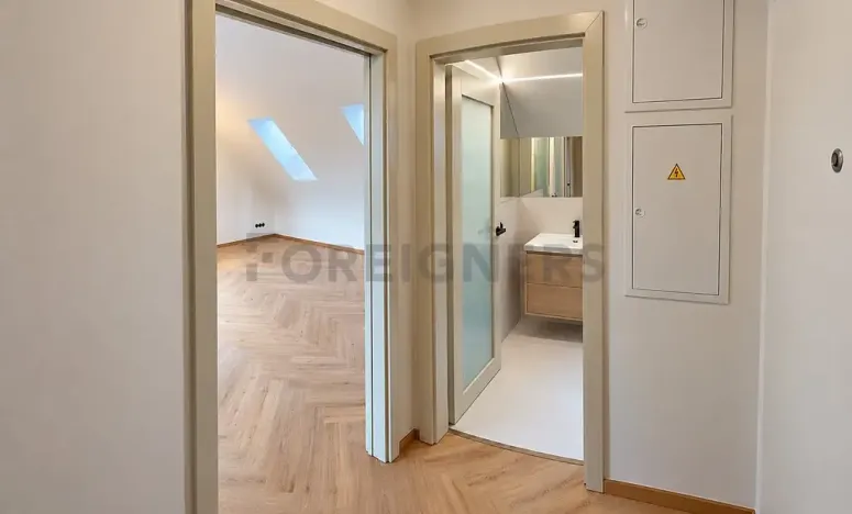 Pronájem bytu 1+kk, Praha - Žižkov, Čajkovského, 31 m2