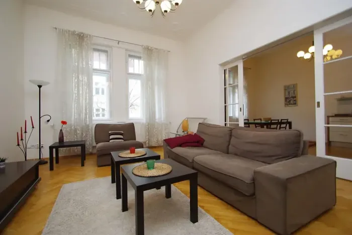 Pronájem bytu 3+1, Praha - Vinohrady, Mánesova, 108 m2