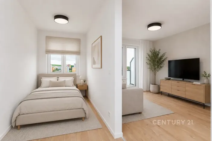 Pronájem bytu 1+kk, Praha - Hostivař, 32 m2