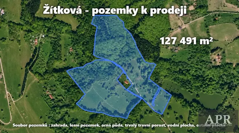 Prodej pozemku, Žítková, 127491 m2