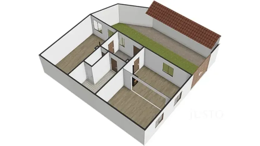 Prodej rodinného domu, Netolice, Koželužská, 70 m2
