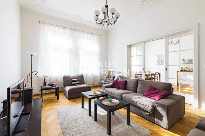 Pronájem bytu 3+1, Praha - Vinohrady, Mánesova, 108 m2