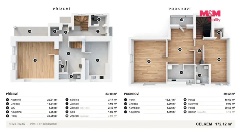 Prodej rodinného domu, Lidmaň, 172 m2
