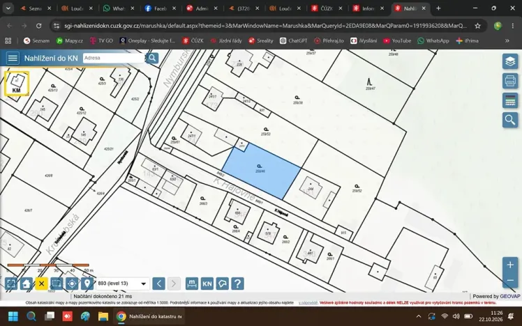 Prodej pozemku pro bydlení, Loučeň, 971 m2