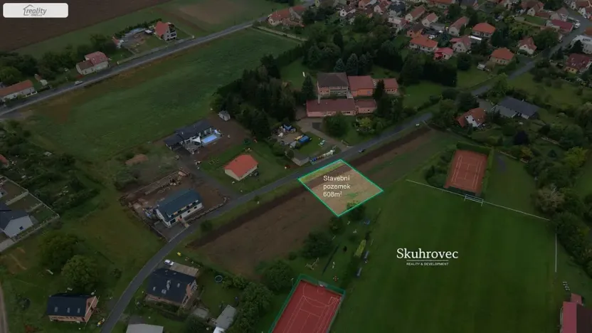 Prodej pozemku, Tatce, Ke Hřišti, 652 m2