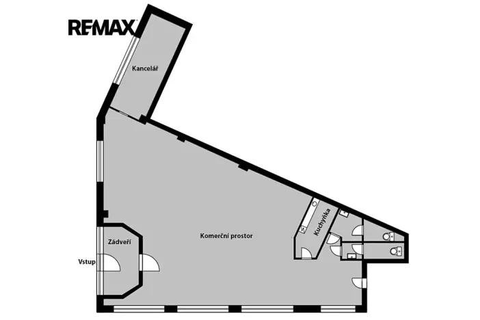 Prodej kanceláře, Praha - Hlubočepy, Voskovcova, 141 m2
