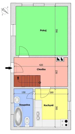 Prodej rodinného domu, Kamenná - Klažary, 85 m2
