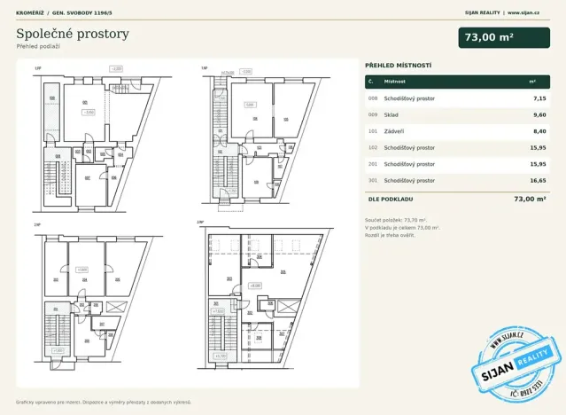 Prodej činžovního domu, Kroměříž, Gen. Svobody, 284 m2