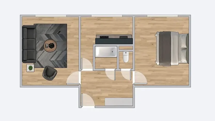 Prodej bytu 2+1, Rakovník, Pod Václavem, 54 m2