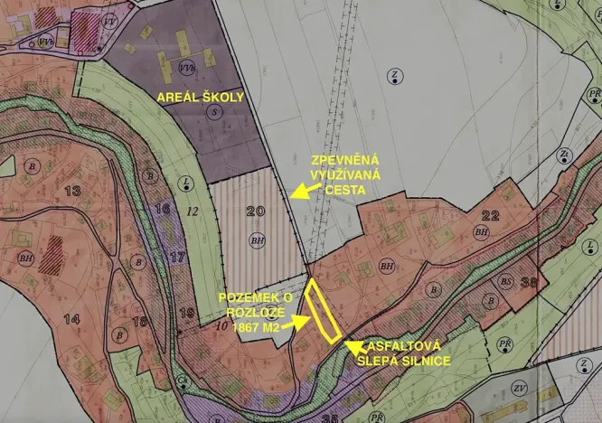 Prodej pozemku pro bydlení, Trstěnice, 1867 m2