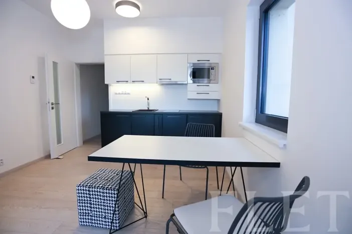 Pronájem bytu 1+kk, Praha - Karlín, U Mlýnského kanálu, 36 m2