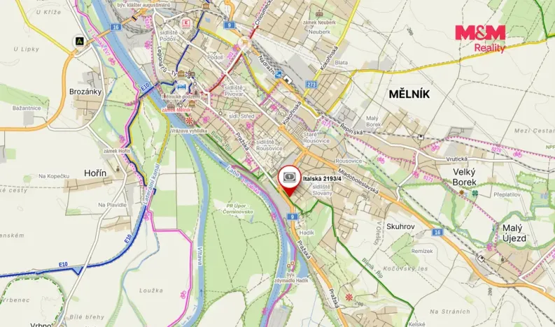Prodej bytu 3+1, Mělník, Italská, 75 m2