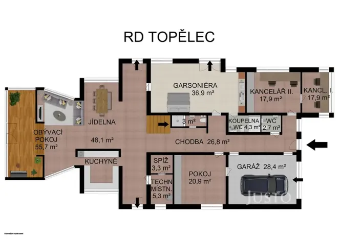 Prodej rodinného domu, Čížová, 346 m2