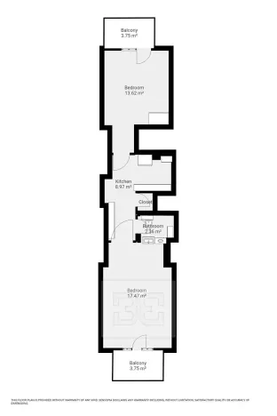 Pronájem bytu 2+kk, Praha - Nusle, Spolupráce, 47 m2