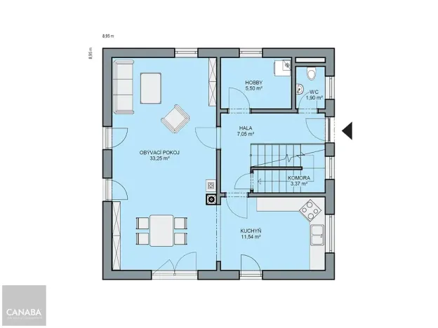 Prodej rodinného domu, Poděbrady, 132 m2