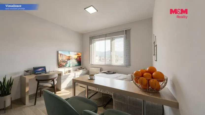 Prodej bytu 1+kk, Teplice - Trnovany, U Vlastního krbu, 19 m2