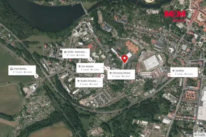 Prodej obchodního prostoru, Cheb, Lesní, 130 m2
