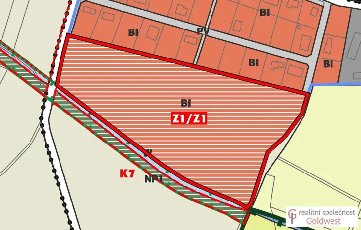 Prodej pozemku, Rožďalovice, 850 m2