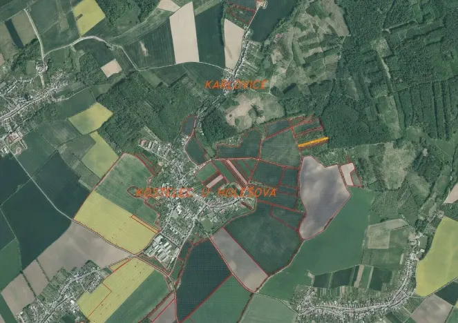 Prodej pozemku, Kostelec u Holešova, 2660 m2