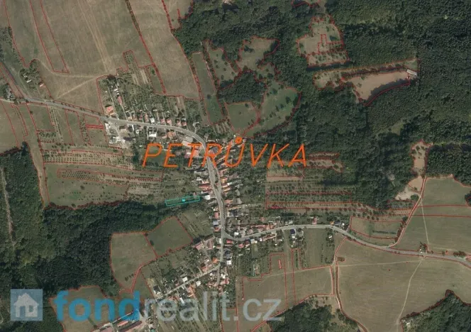 Prodej pozemku, Petrůvka, 1688 m2