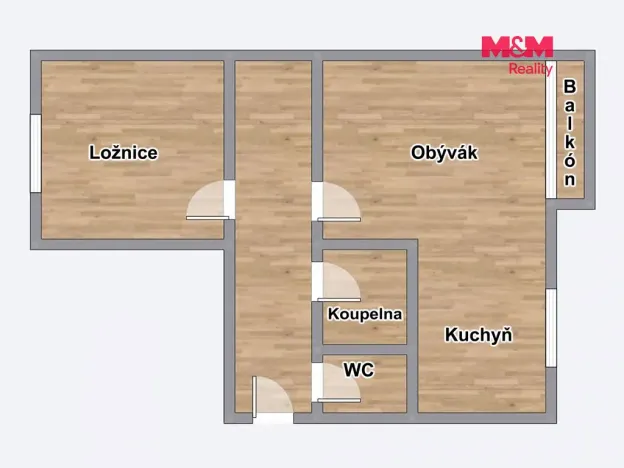 Prodej bytu 2+1, Ostrava - Poruba, Podroužkova, 54 m2