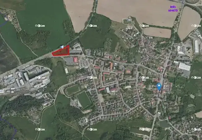 Prodej pozemku pro bydlení, Milín, Nádražní, 5145 m2