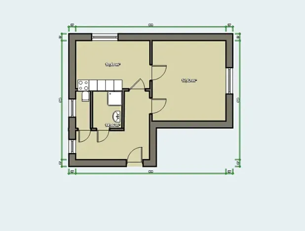 Pronájem bytu 1+1, Lanškroun, B. Smetany, 51 m2
