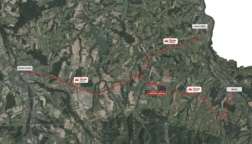 Prodej pozemku pro bydlení, Hnojník, 10270 m2