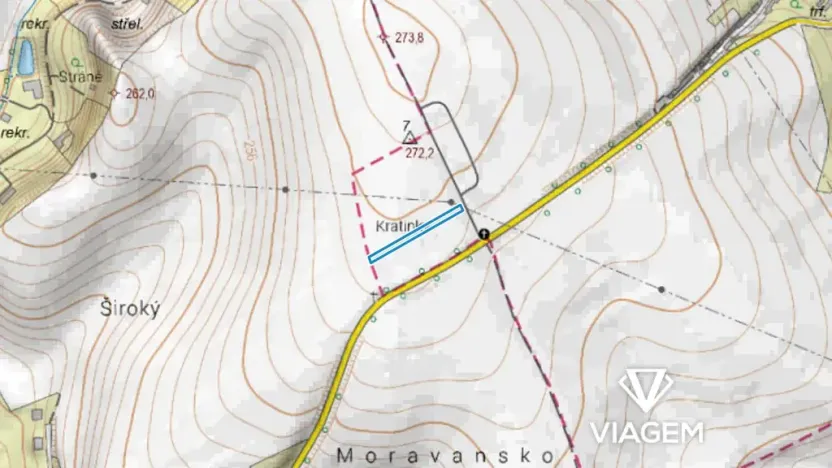 Prodej pole, Moravany, 1249 m2