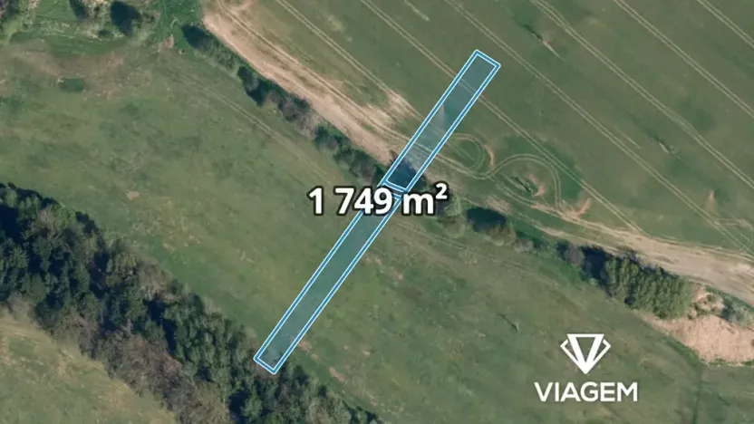 Prodej podílu pole, Černovice, 874 m2