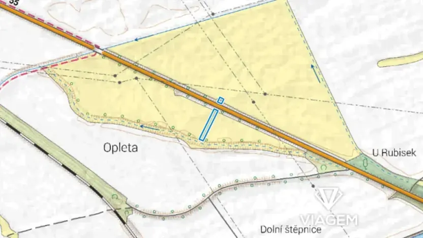 Prodej pole, Sudoměřice, 1343 m2