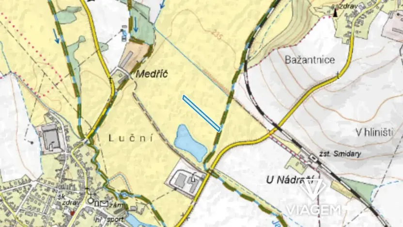 Prodej podílu pole, Smidary, 3304 m2