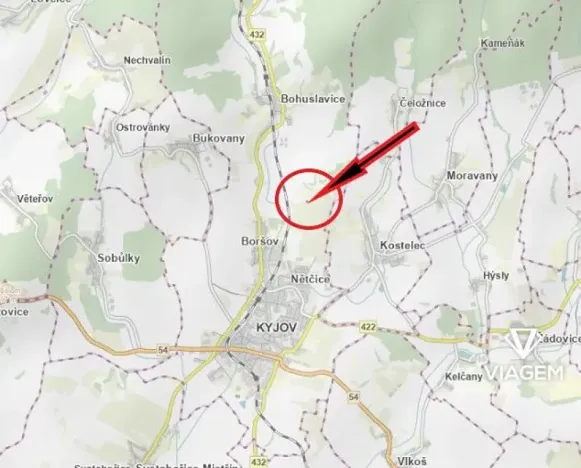 Prodej zahrady, Kyjov, 403 m2